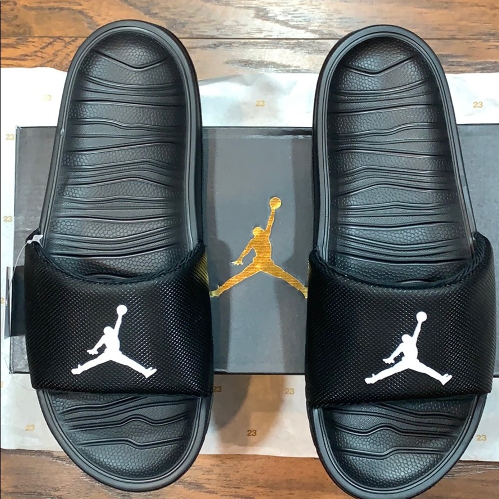 JORDAN BREAK SLIDE Black/White - Picture 3 of 16
